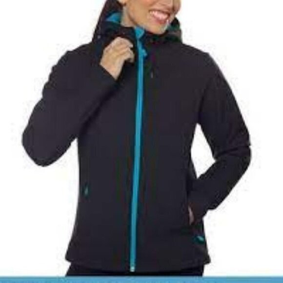 Signature ladies softshell jacket with hoodie - Picture 1 of 7